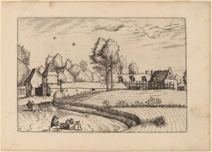 Landhuse af Johannes van Doetechum, the Elder and Lucas