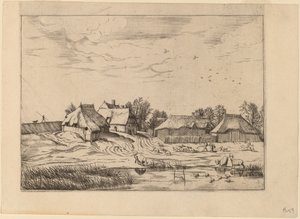 Gårde af Johannes van Doetechum, the Elder and Lucas
