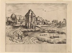 Gårde af Johannes van Doetechum, the Elder and Lucas