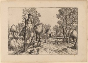 Gårde af Johannes van Doetechum, the Elder and Lucas