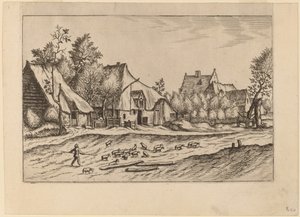 Gårde i en landsby