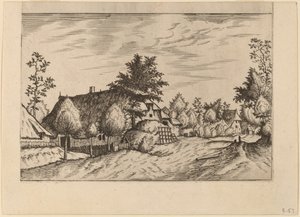 Landsbygade af Johannes van Doetechum, the Elder and Lucas
