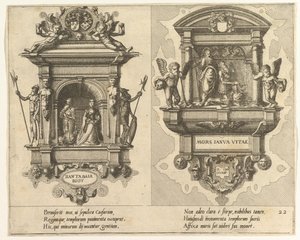 Cœnotaphiorum 22, 1563. Skabere: Johannes Van Doetecum I, Lucas Van Doetecum. af Johannes and Lucas van Doetecum