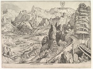Den angrende Magdalene Magdalena Poenitens fra De store landskaber, ca. 1555-56.