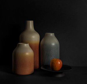 Jordfarvede vaser – Æble