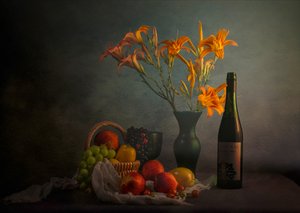 Moody: Stilleben med vin
