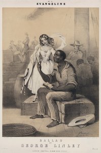 Evangeline, ballade af George Linley (litho)
