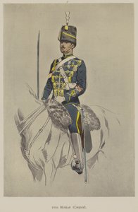 19. husar, korporal (farve litho) af John (after) Charlton