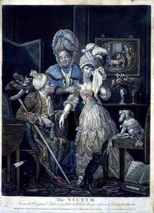 The Victim, pub. af Carington Bowles (fl.1744-93) af John (after) Collet