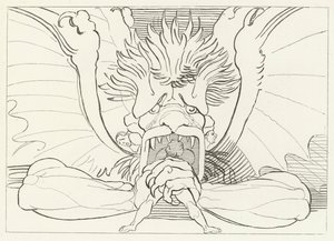 Dis, eller Lucifer, Inferno, Canto 34 (gravering)