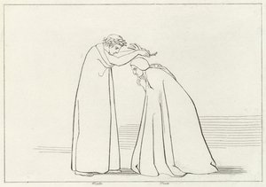 Ydmygelse, skærsilden, Canto 1 (gravering) af John (after) Flaxman