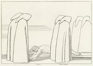 Hyklere, Inferno, Canto 23 (gravering) af John (after) Flaxman