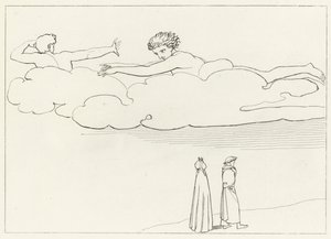 Rensning fra misundelse, skærsilden, Canto 13 (gravering) af John (after) Flaxman