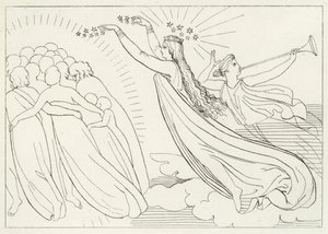 Det aktive gode, Paradise, Canto 6 (gravering) af John (after) Flaxman