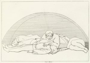 Ugolinos død, Inferno, Canto 33 (gravering) af John (after) Flaxman