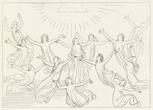 Den niende sfære, Paradise, Canto 27 (gravering) af John (after) Flaxman