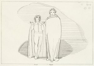 Opstandelsen, Inferno, Canto 34 (gravering) af John (after) Flaxman