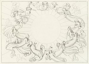 Solen, Paradis, Canto 12 (gravering) af John (after) Flaxman