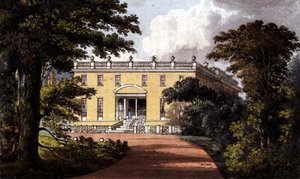 Nutwell Court, fra Ackermanns "Repository of Arts af John (after) Gendall