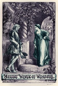 Merry Wives of Windsor af John (after) Gilbert