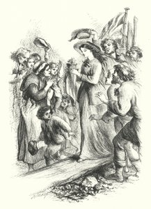 The Landing of the Primrose (gravering) af John (after) Gilbert