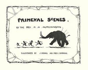 Titelside-illustration til Primeval Scenes (litografi) af John (after) Hassall