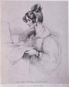 Mademoiselle Nina Sontag, graveret af William Sharp (1803-75) af John (after) Hayter