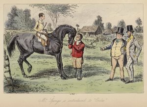 John Leech illustration til Mr Sponge