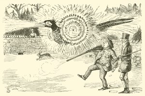 Fasanskydning (gravering) af John (after) Leech