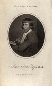 Portræt af John Opie (1761-1807), indgraveret af Ridley