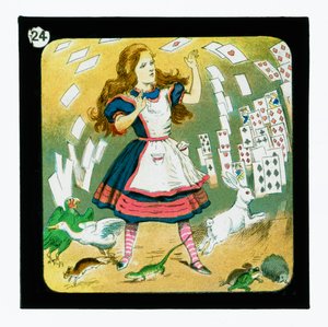 Alice i Eventyrland, farvede lanterneglas (lanternerutsjebane)