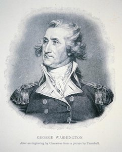 George Washington, graveret af Thomas Cheesman (1760-1835) (litho)