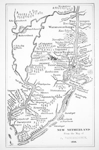 Colonial America: Den hollandske koloni i New Netherland (litho) af John (after) Vanderbank