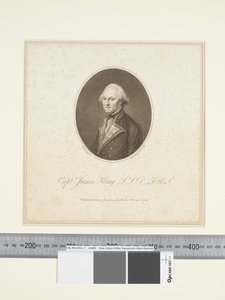 III. Kaptajn James King, graveret af Francesco Bartolozzi (1727-1815), ca. 1773-84 (gravering)