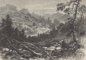 Canadian Frontierland (litho) af Walter Charles Mills
