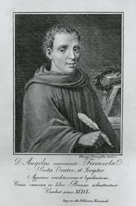 Portræt af Agnolo Firenzuola (1493-1543), italiensk forfatter og humanist, gravering af Giuseppe Benaglia (ca. 1796-ca. 1830) af Walter Charles Mills