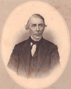 Portræt af den amerikanske metodistpræst John Price Durbin (1800-1876), gravering af W Wellstood fra ladies
