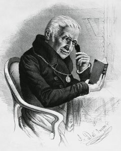 Portræt af Lorenzo Rondolini (1752-1844), italiensk læge og forfatter, tegning af Antonio Dall