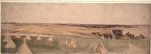 Slagmarken ved Crecy, 26. august 1346 af John Absolon
