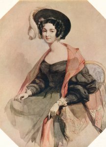 Portræt af en dame, c1855