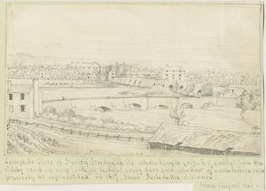 Burton-upon-Trent Bridge and Town: pentegning, 1817