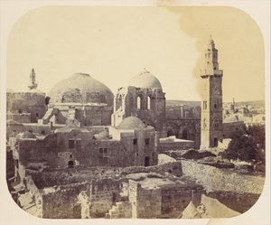 Den Hellige Gravs Kuppel, Jerusalem, 1860