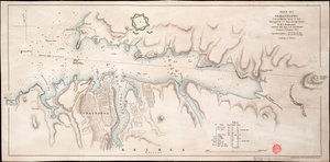 Sortehavets Sebastopol fra en russisk opmåling i 1836