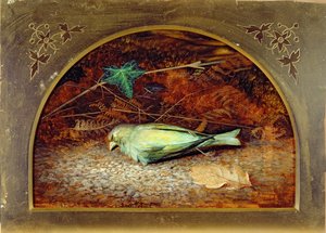 En død linnet af John Atkinson Grimshaw