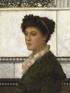 Brunetta, 1882 af John Atkinson Grimshaw