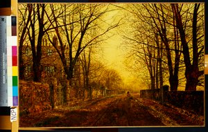 Nocturne i guld, 1872 af John Atkinson Grimshaw