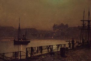 Scarborough af John Atkinson Grimshaw