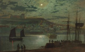 Whitby Havn af John Atkinson Grimshaw