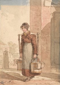 En Mælkepige af John Augustus Atkinson