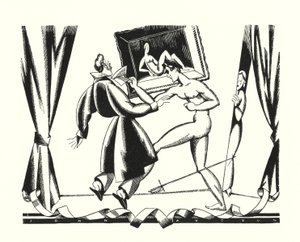 Illustration til Don Juan af Lord Byron (litho) af John Austen